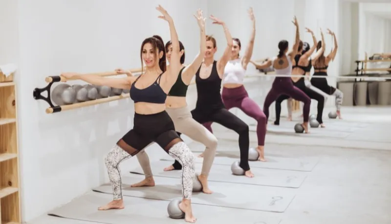 Clase de Barre en Bodhi Wellness Club Buenos Aires